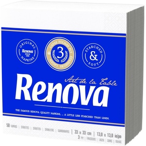 image:imageRenova Paper Napkins Table Art 50 Premium Napkins 3 Layers