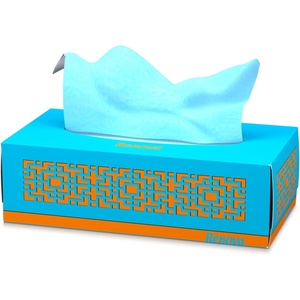 image:imageRenova Red Label Blue Facial Tissues  80 Tissues  Pack of 8blue
