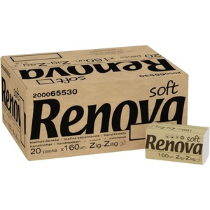 image:imageRenova ZigZag Towels  20 Packs of 160